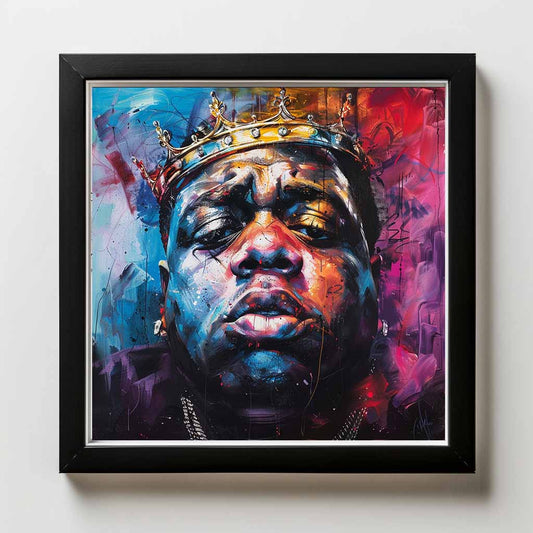 Biggie Smalls Framed Artprint by Sarah Clayton