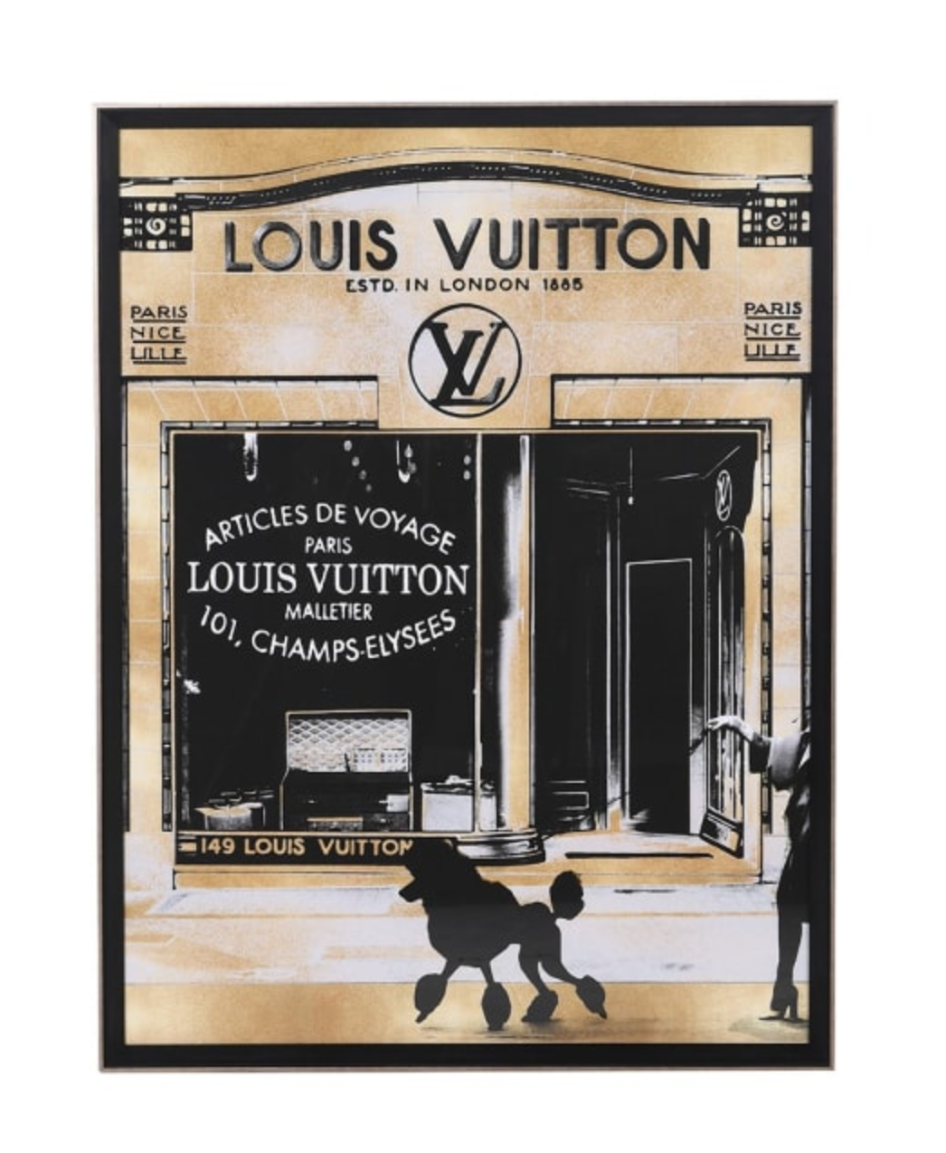 Louis Vuitton Vintage Parisian Luxury Wall Art