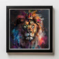 Majestic Lion Crown Framed Artwork