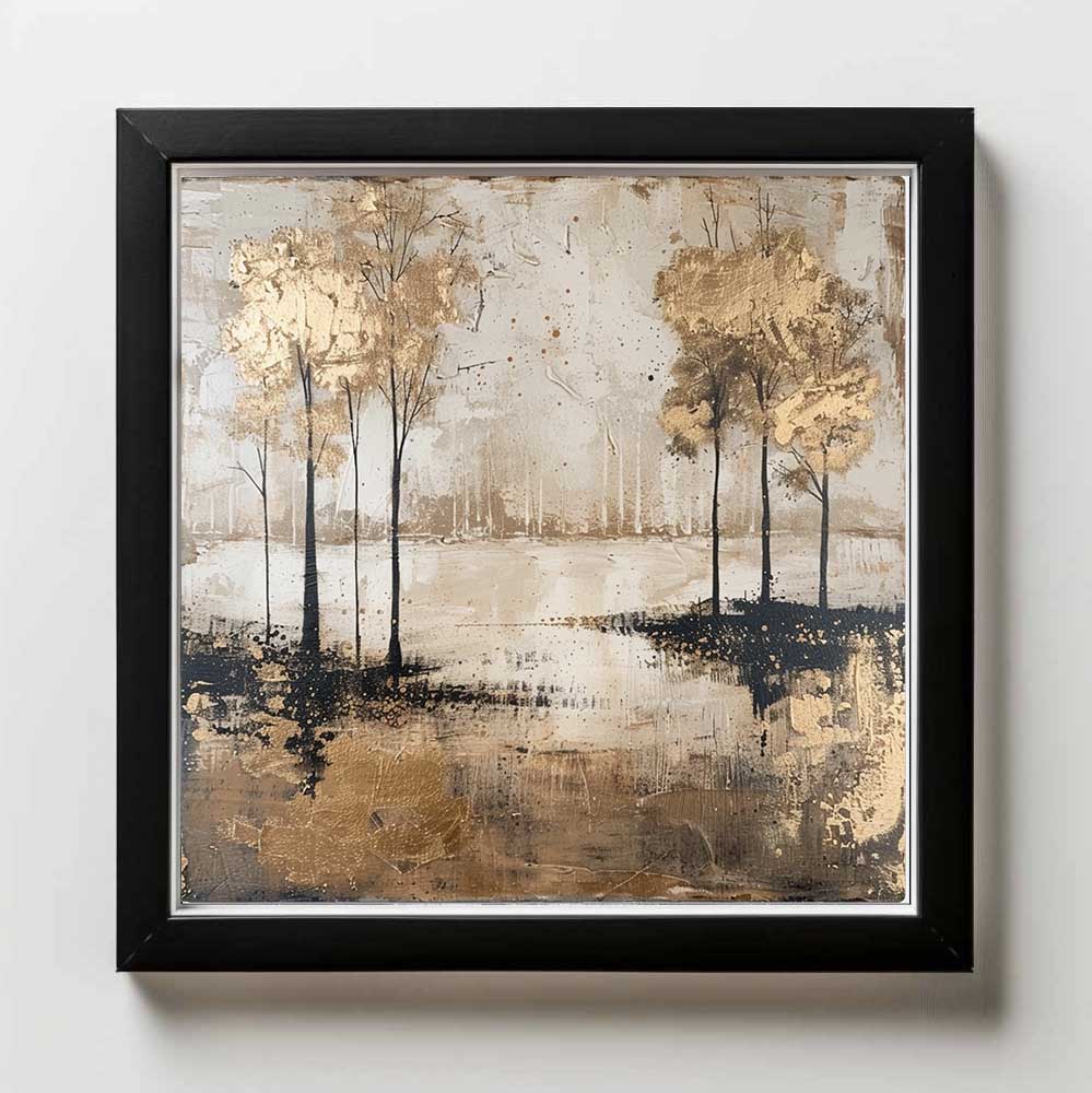 Golden Trees 2 Arboretum Luxe Wall Art