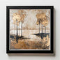 Golden Trees 2 Arboretum Luxe Wall Art